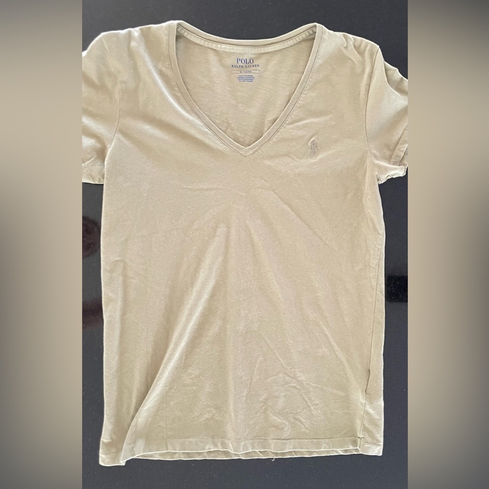 Tan Polo Ralph Lauren t shirt